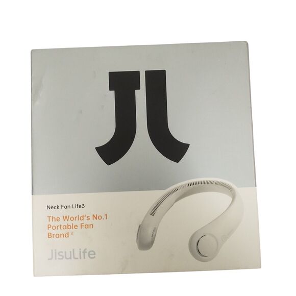 Jisulife Life 3 Neck Portable Fan Low Noise Hands-Free Ultra-Light Design - Picture 1 of 5